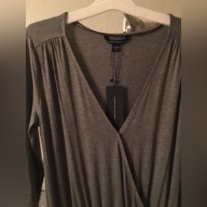 TOMMY HILFIGER | Gray, Long-Sleeve Jumper ( Stretchy/Comfortable)